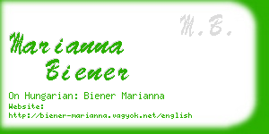 marianna biener business card